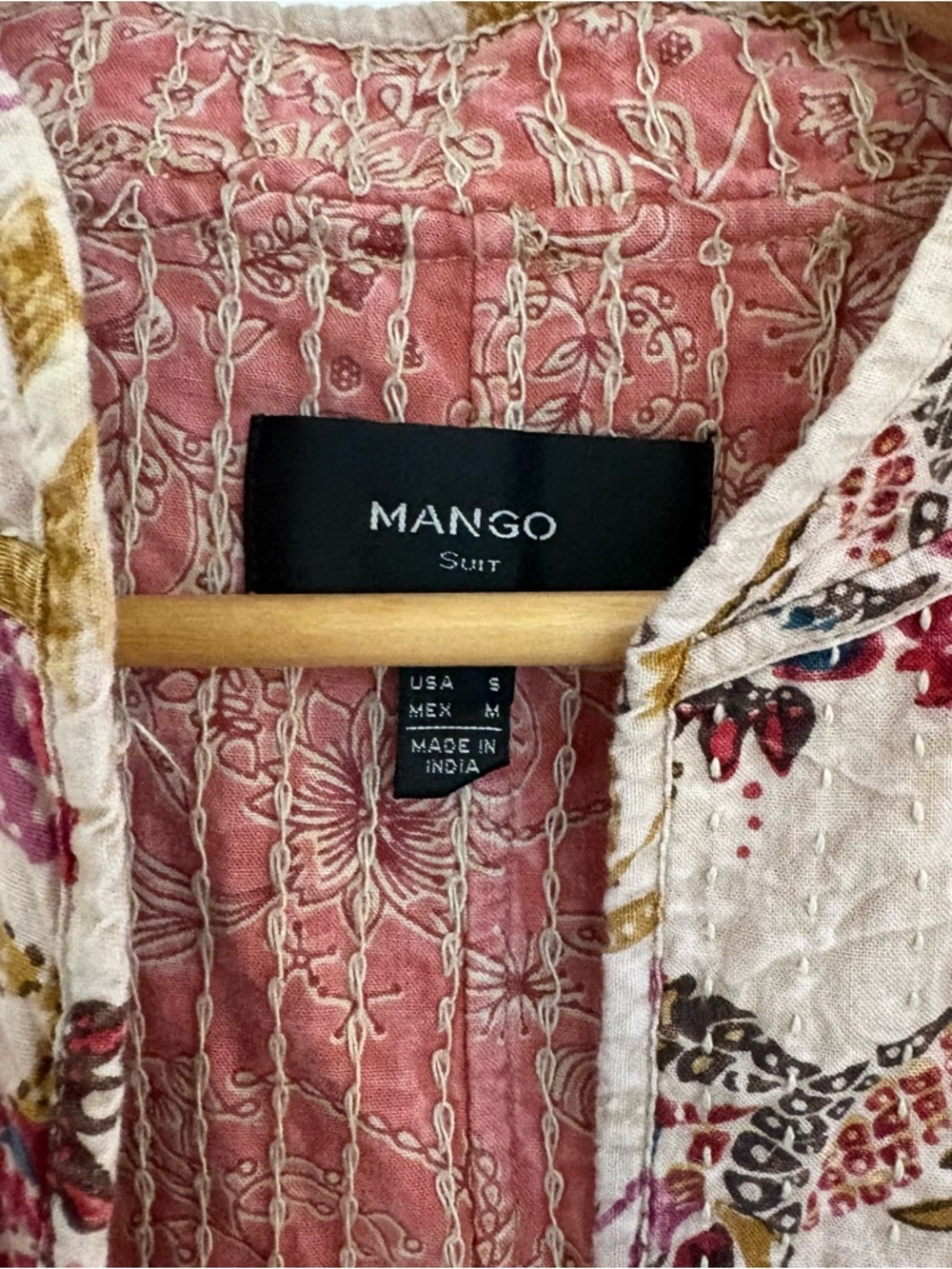 Mango Floral Quilted Jacket - Picture 2 of 4